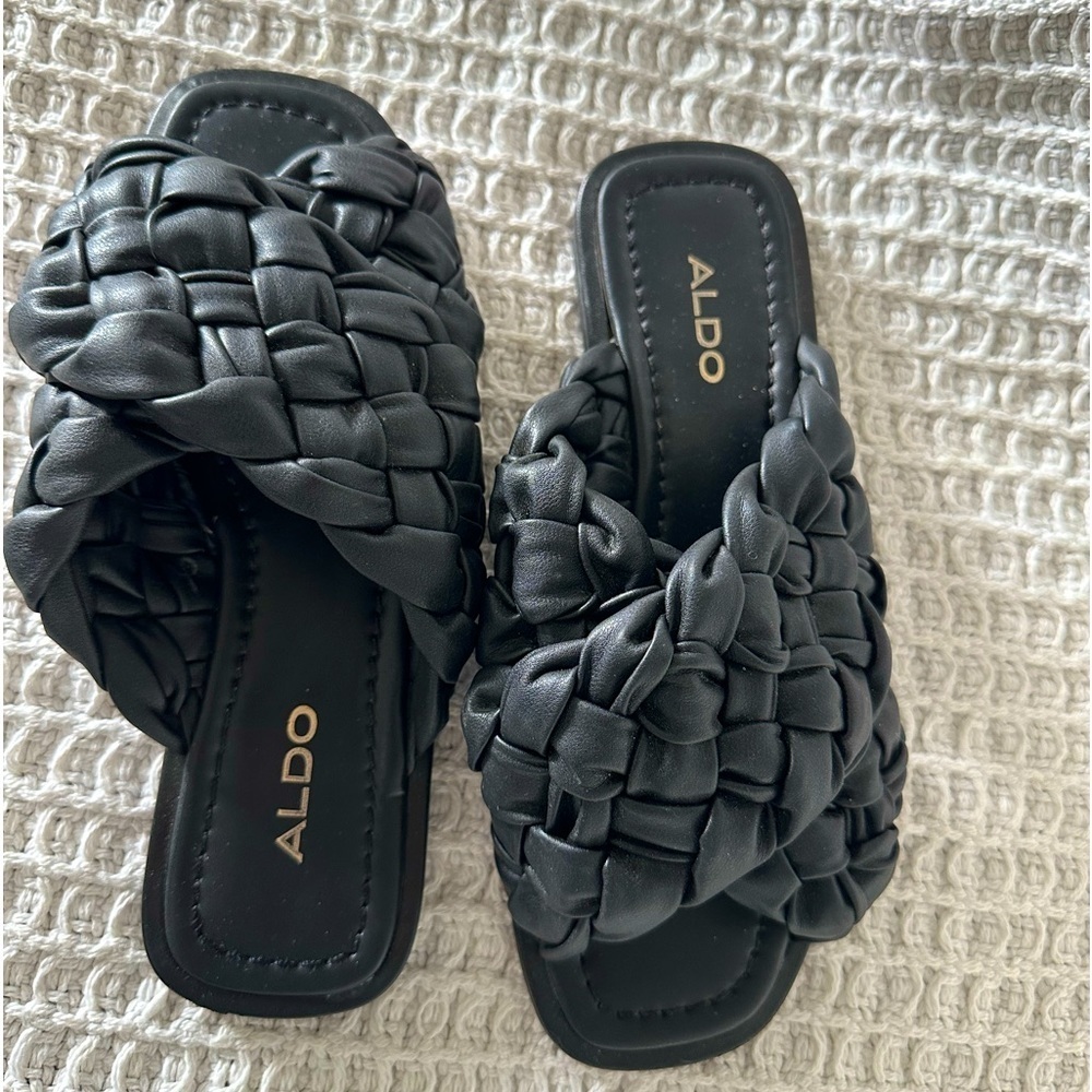Aldo Black Sandals size 6.5​​​
